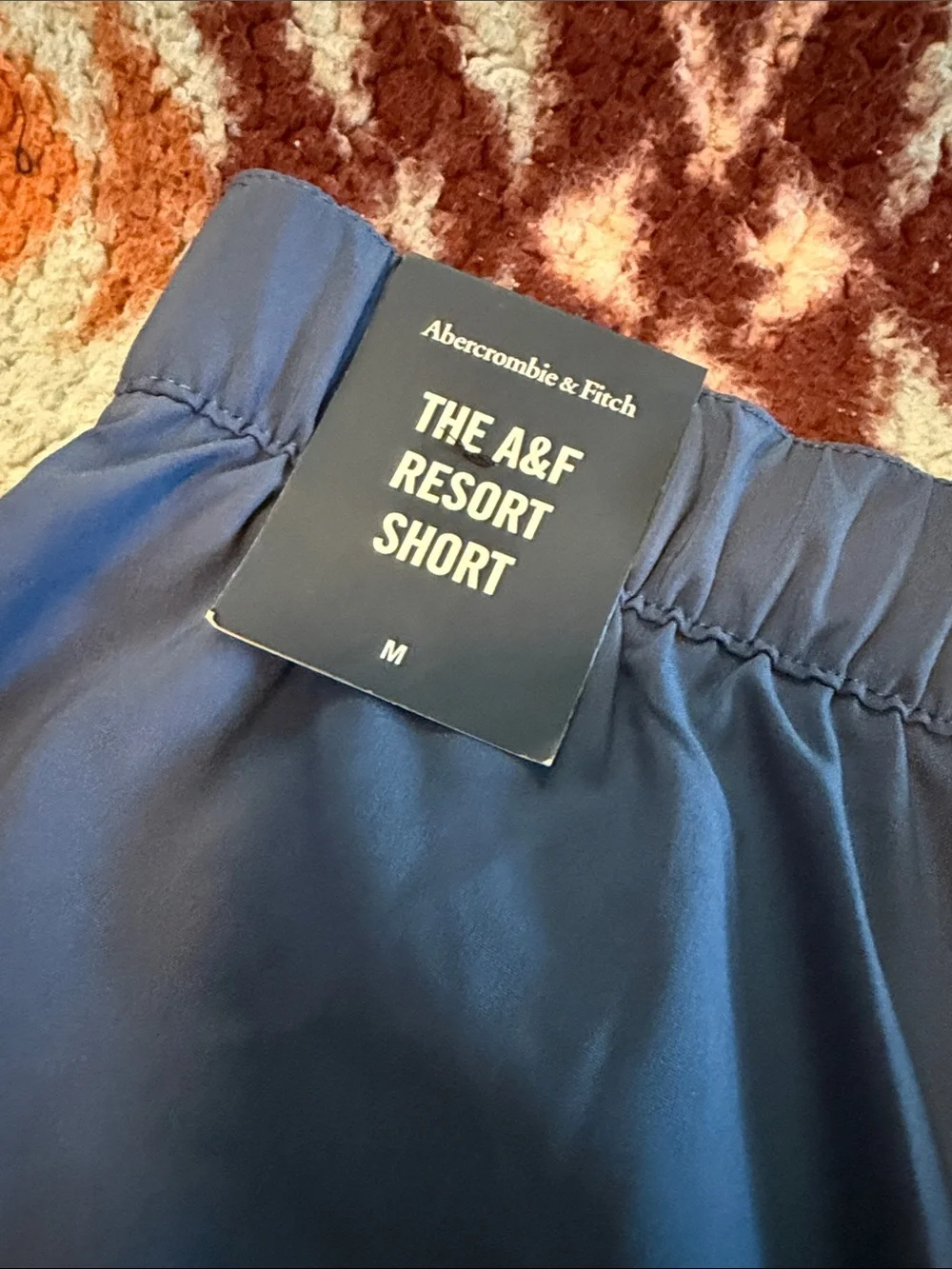 NWT Men's A&F resort short 5” inseam abercrombie Lightweight Active swim trunks